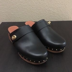 Coach Turnlock Wedge Clogs